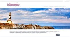 Desktop Screenshot of menorquina.com